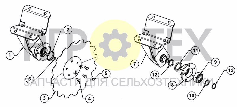 Чертеж FRONT MIXING DISC (2)