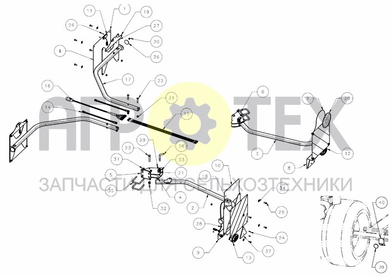 Чертеж FOLDING FRAME SIGN KITS