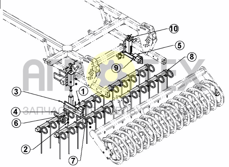 FINGER HARROW (1) (№3 на схеме)