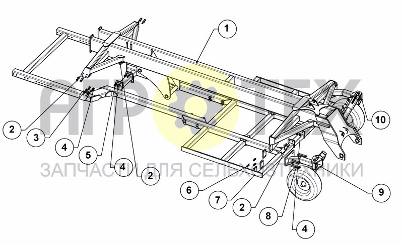 Чертеж FIX MAIN FRAME 3M