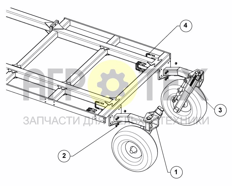 Чертеж WHEELS CTS 4,5M