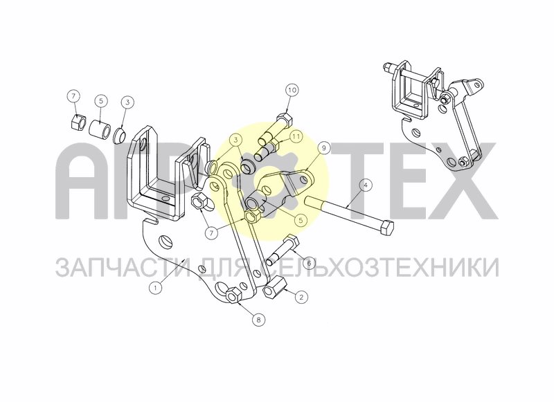 STUBBLING TINE HOLDER (№11 на схеме)