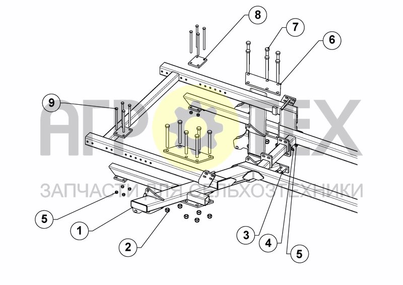 Чертеж STUBBLING BEAM WELDED CTS 3M