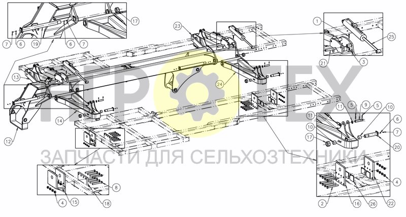 Чертеж FOLDING FRAME 4,5M-6M