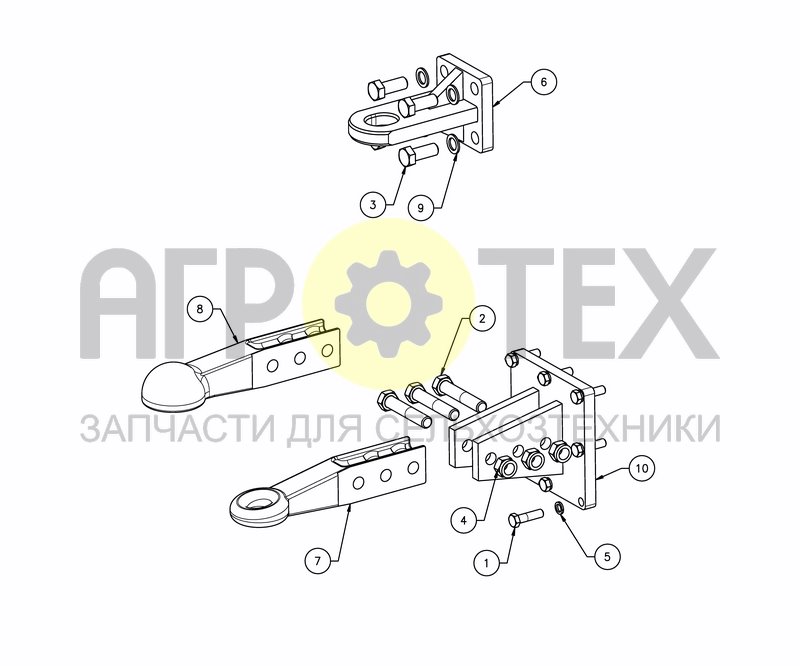 Чертеж BALL JOINT LINKAGE