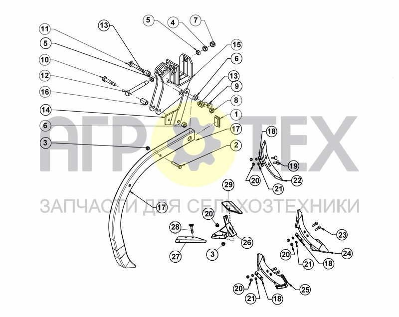 CLD BOLT SECURITY TINE (№9 на схеме)