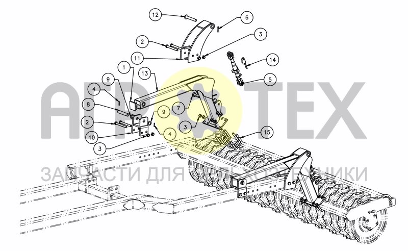 Чертеж ROLLER ARM