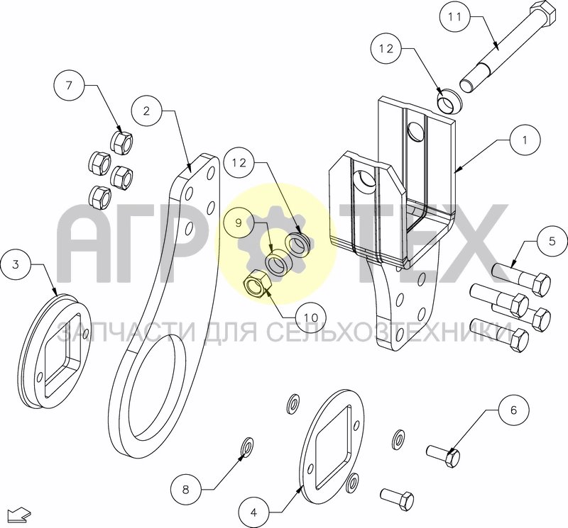 Чертеж EQUIPPED FCD/FMD BEARING