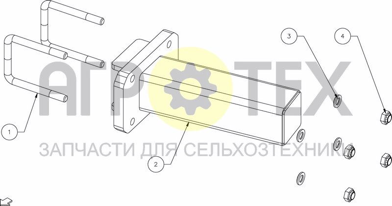 Чертеж TINE EXTENSIONS