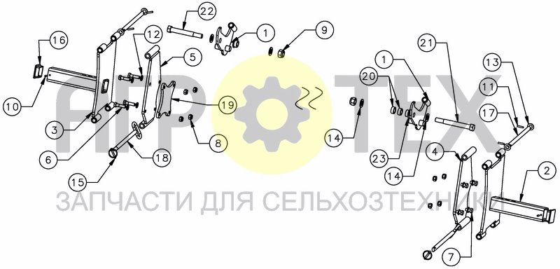 LATERAL DEFLECTORS 2M (№11 на схеме)