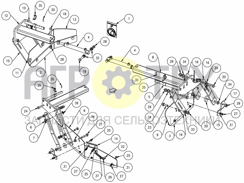 Чертеж DEFLECTORS