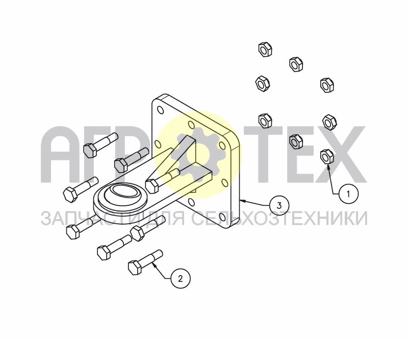 Чертеж BALL JOINT LINKAGE RING