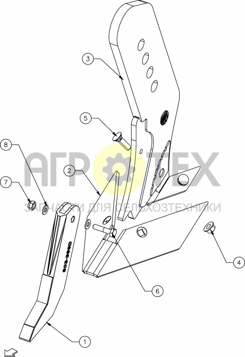 Чертеж LD TINE AND WING