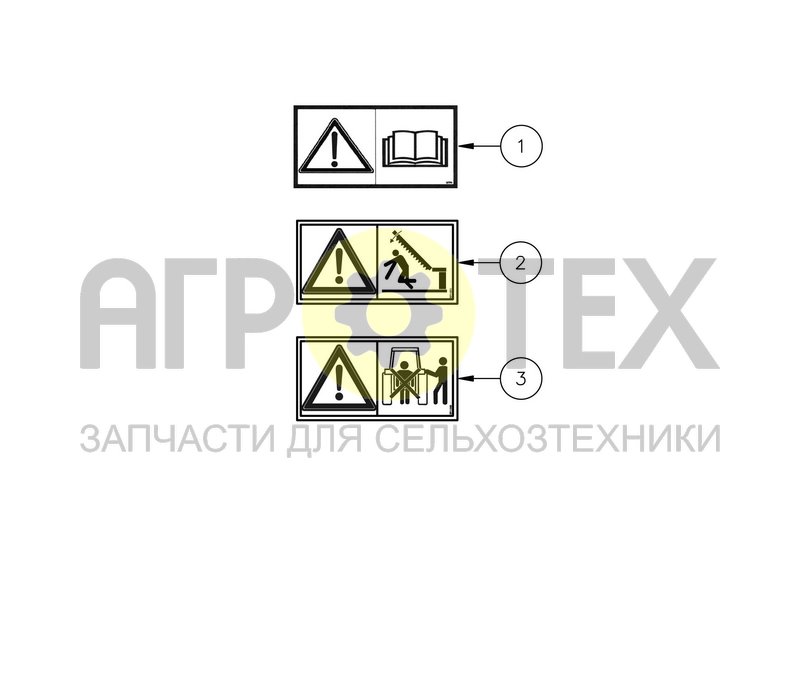 Чертеж EC SAFETY DECALS