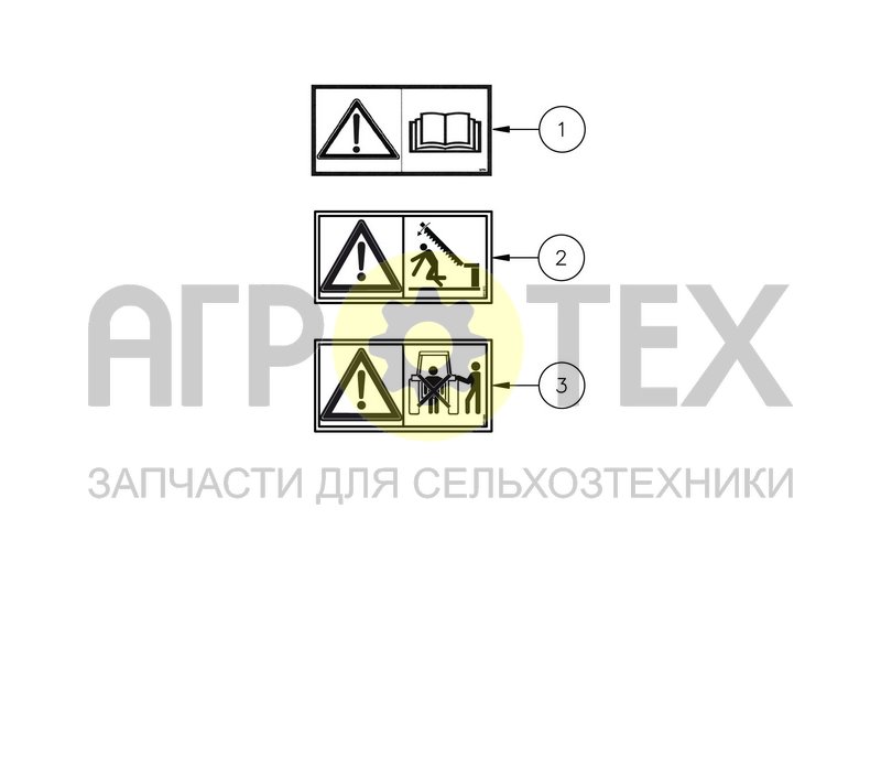 Чертеж EC SAFETY DECALS