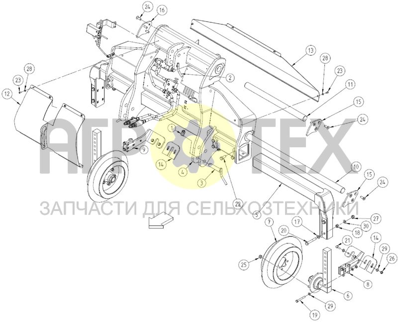 Чертеж FIXED FRAME