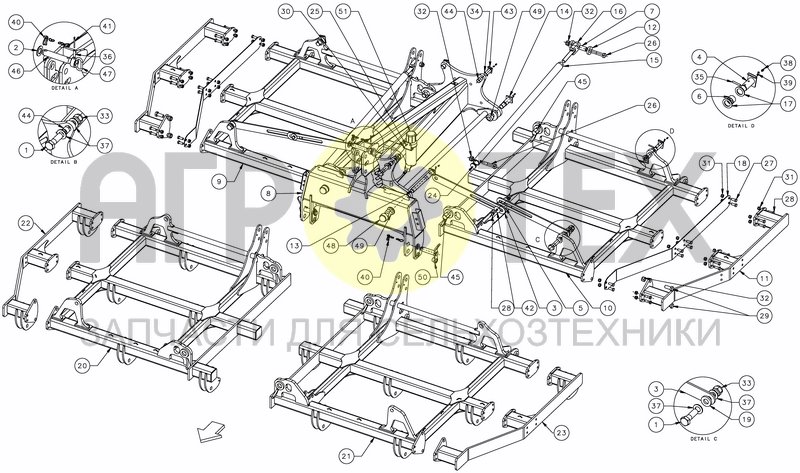 Чертеж FOLD FRAME