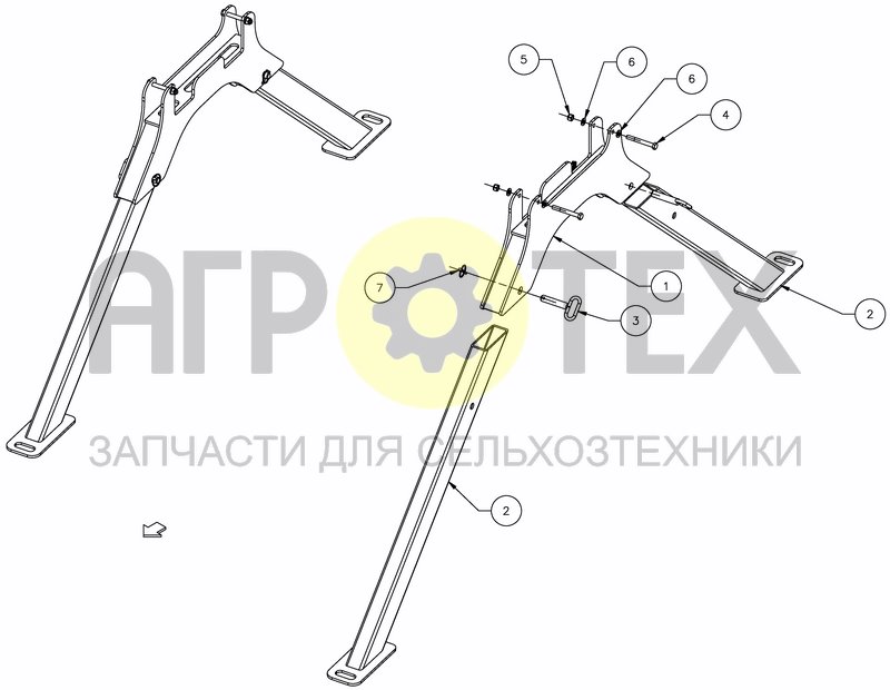 Чертеж STAND KIT - FOLD