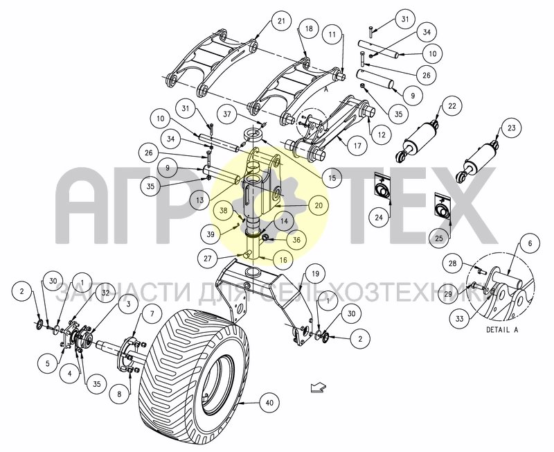 Чертеж FRONT WHEEL