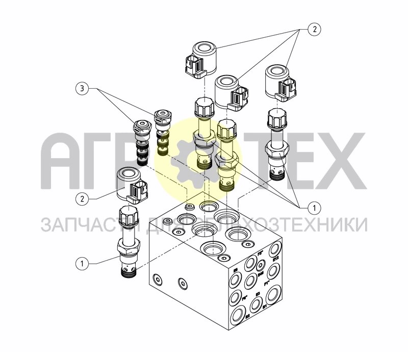 Чертеж HYDRAULIC BLOCK FOLDING