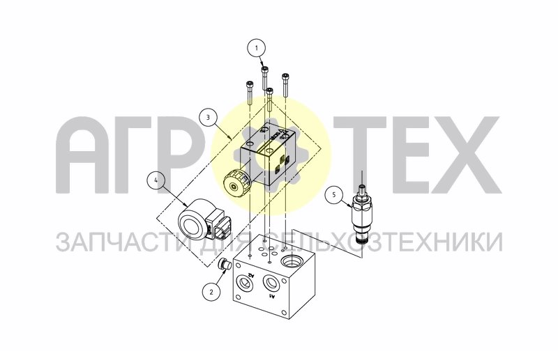 Чертеж HYDRAULIC BLOC FOR WHEEL WAGON