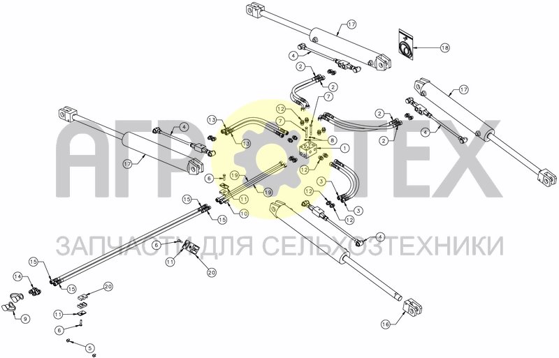 Чертеж HYDRAULIC FOLDING