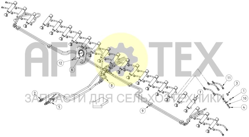 Чертеж HYDRAULIC DEPTH CONTROL