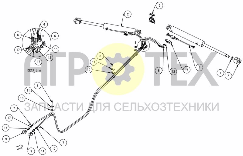 Чертеж HYDRAULIC FOLDING