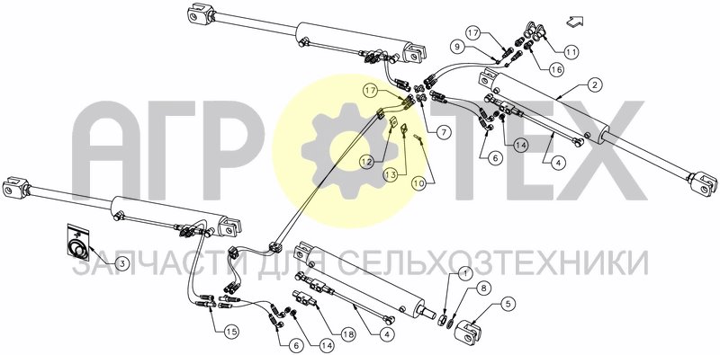 Чертеж HYDRAULIC FOLDING 6.00M