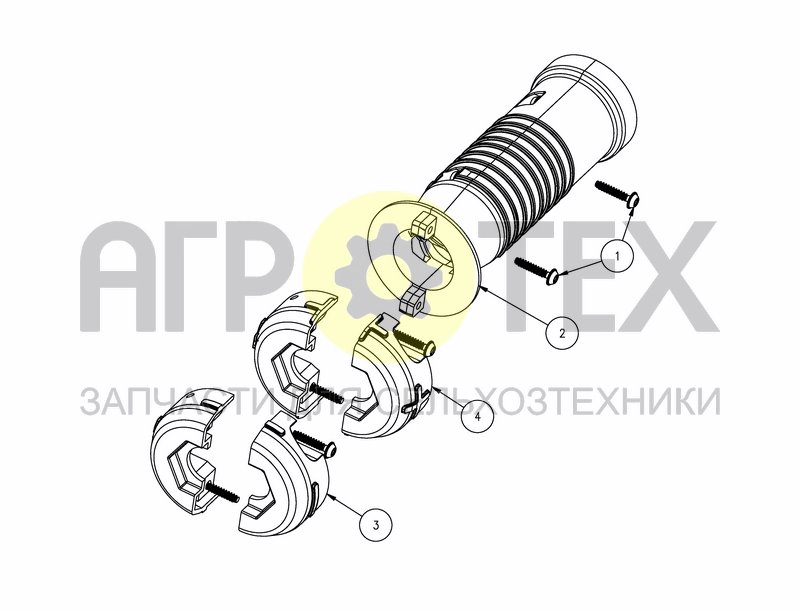 Чертеж HYDRAULIC HANDLES AND COLOR RINGS