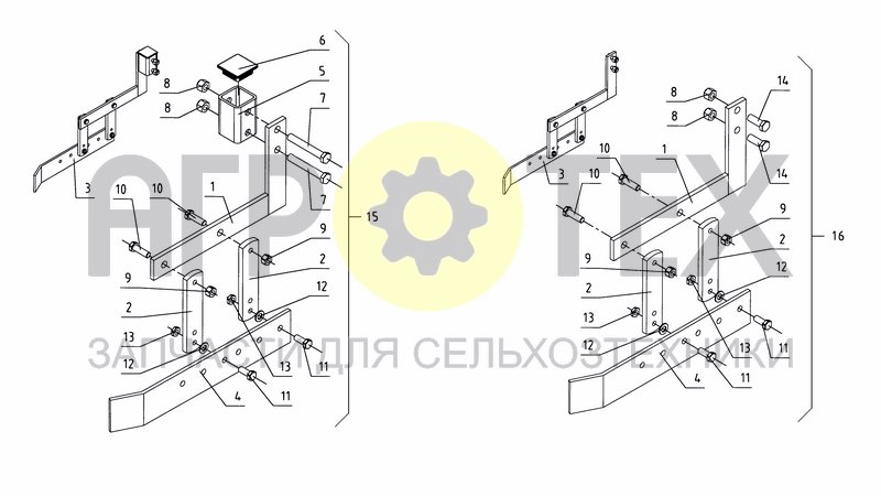 Чертеж SIDE DEFLECTORS