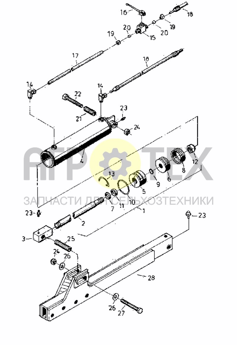 Чертеж HYDRAULIC LIFT HPS2 (HYDRAULIC EQUIPMENT)