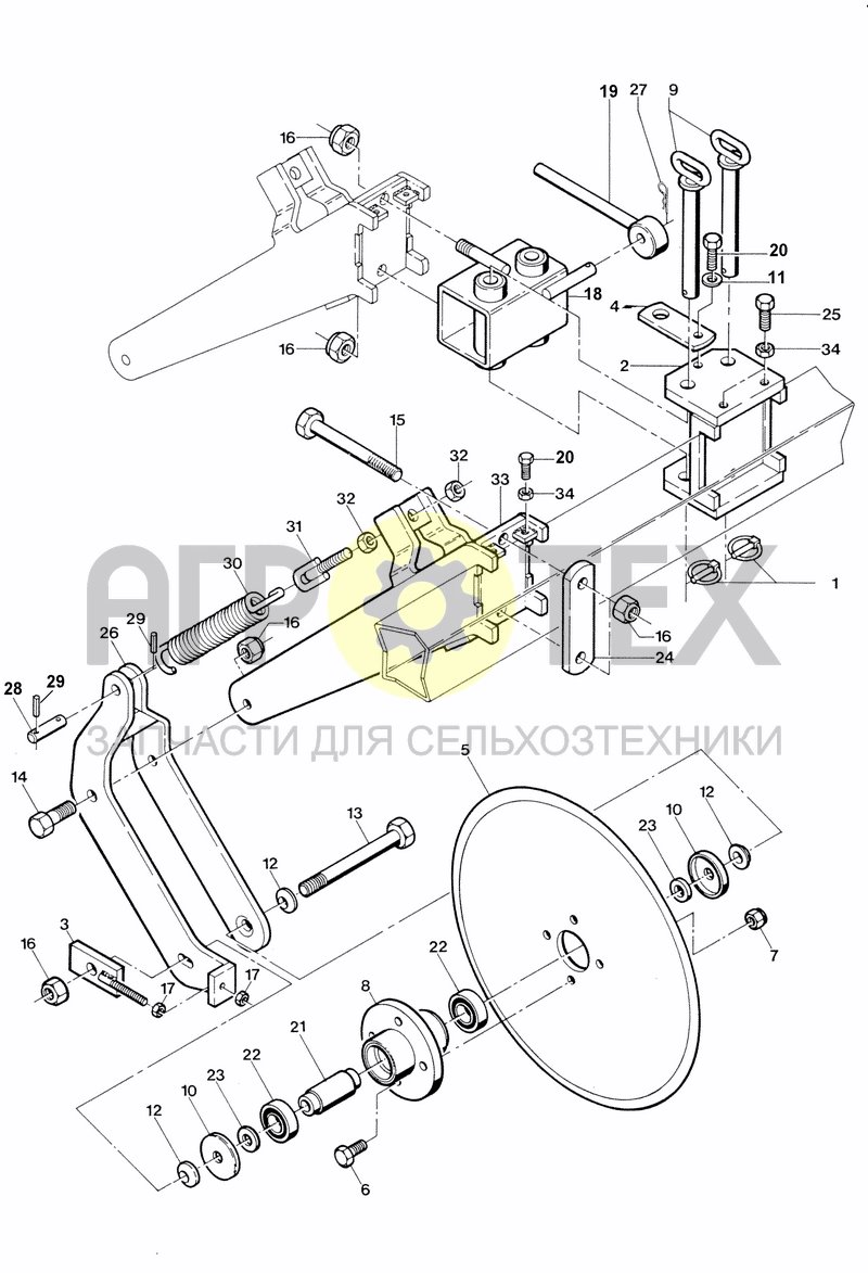 Чертеж STABILISING DISCS