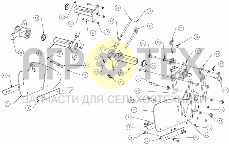 LATERAL DEFLECTORS (№13 на схеме)