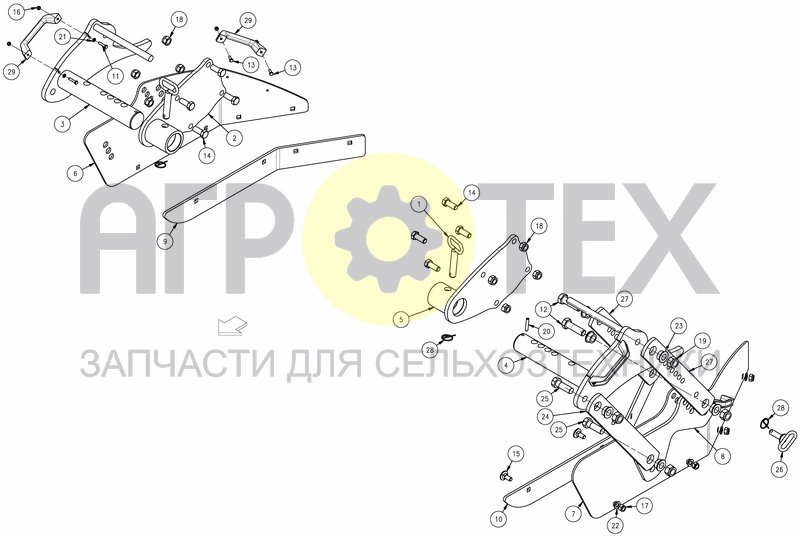 Чертеж LATERAL DEFLECTORS