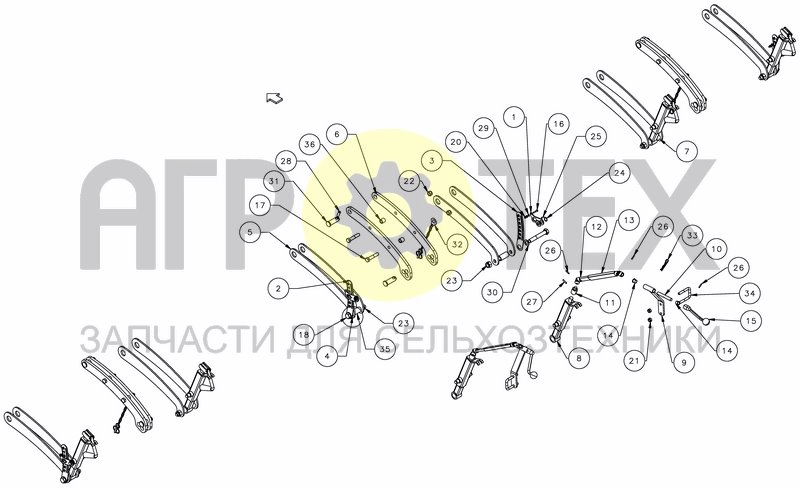 LEVELLING ARMS MANUAL (№27 на схеме)