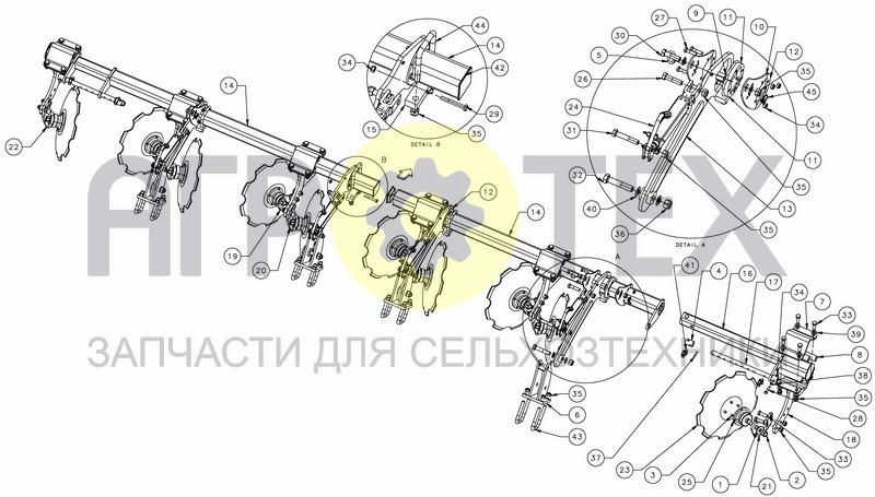 Чертеж LEVELLING DISCS - FOLD