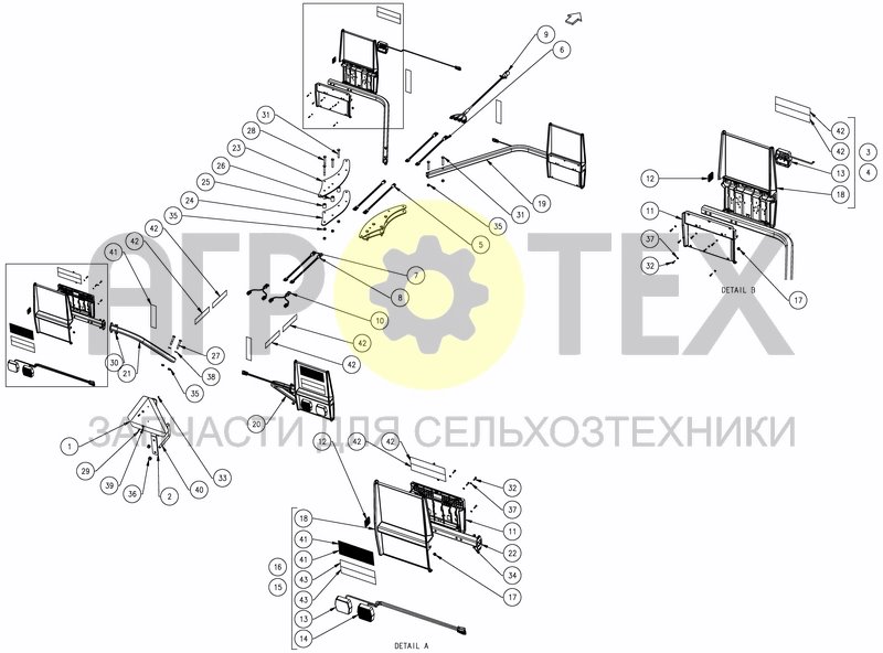 Чертеж LIGHTING KIT - ANSI