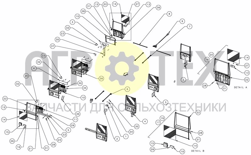 Чертеж LIGHTING KIT RIGID - EC