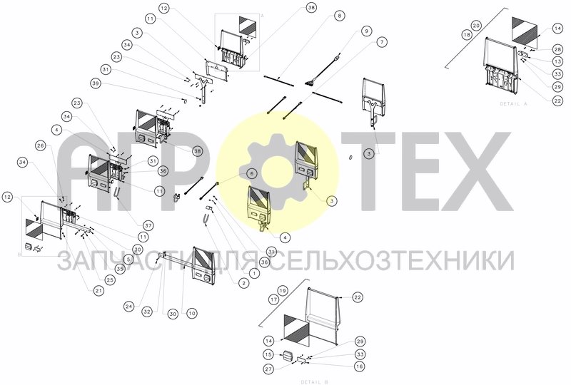 Чертеж LIGHTING KIT RIGID - EC