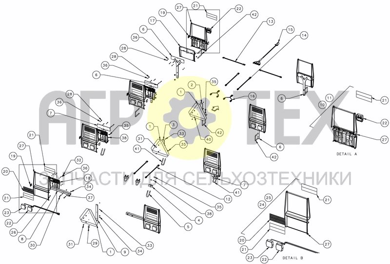 Чертеж LIGHTING KIT RIGID - NA