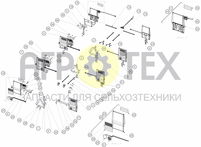 Чертеж LIGHTING KIT RIGID - NA