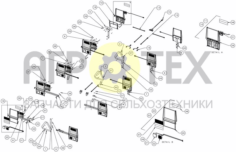 Чертеж LIGHTING KIT RIGID - NA