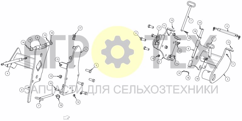 MANUAL FOLDABLE LATERAL DISCS (№14 на схеме)