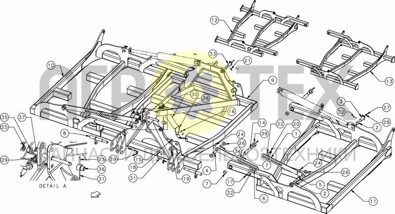 Чертеж FOLDING FRAME 4M - 5M