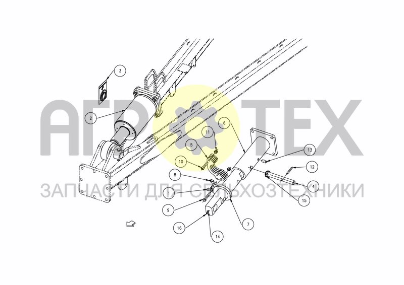 Чертеж PARALLEL LIFTING AND TELESCOPIC BAR