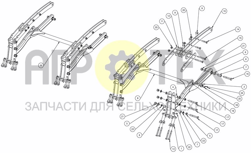 Чертеж PARALELOGRAM FOLD - PRO