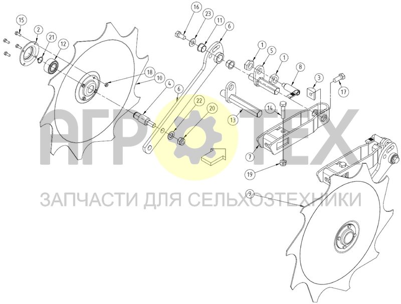 Чертеж SIDE DISCS