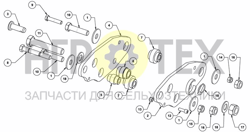 Чертеж PRO LIFT TINE POCKET