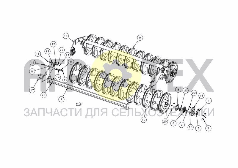 Чертеж ACTIPRESS TWIN ROLLERS - RIGID